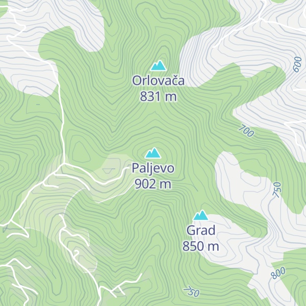 Map of Paljevo