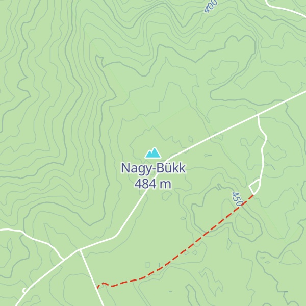 Map of Nagy-Bükk