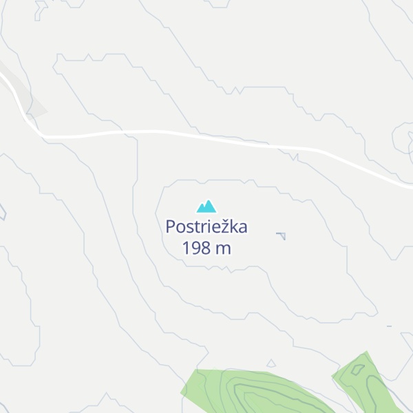 Map of Postriežka