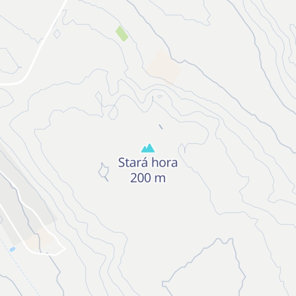Map of Stará hora