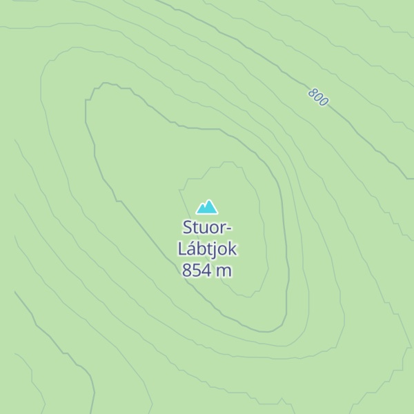 Map of Stuor-Lábtjok