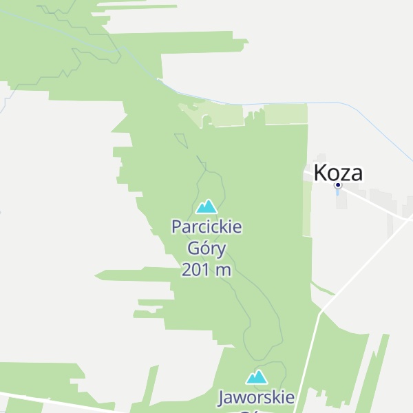 Map of Parcickie Góry