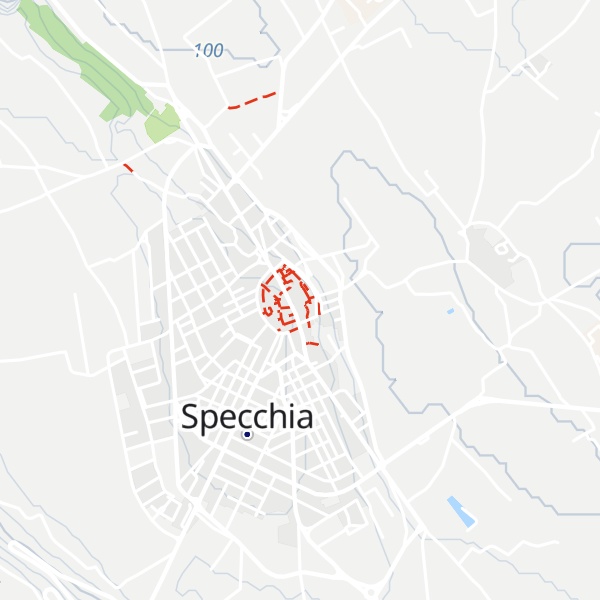Map of Pro Loco Specchia