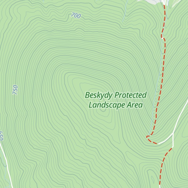 Map of Velká Stolová