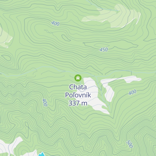 Map of Chata Poľovník