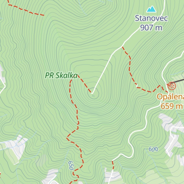 Map of Skalka
