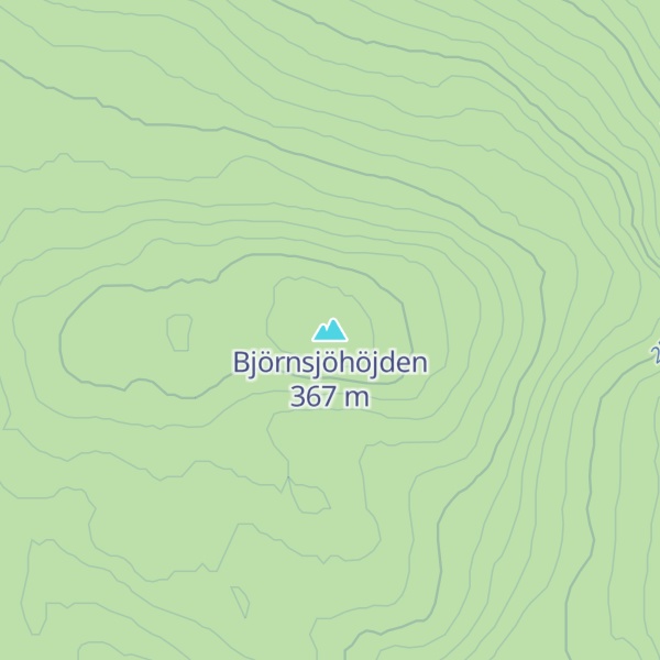 Map of Björnsjöhöjden