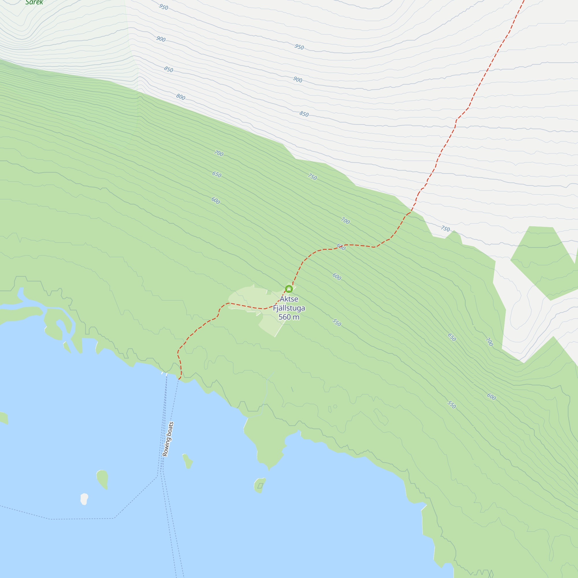 Aktse Fjällstuga map