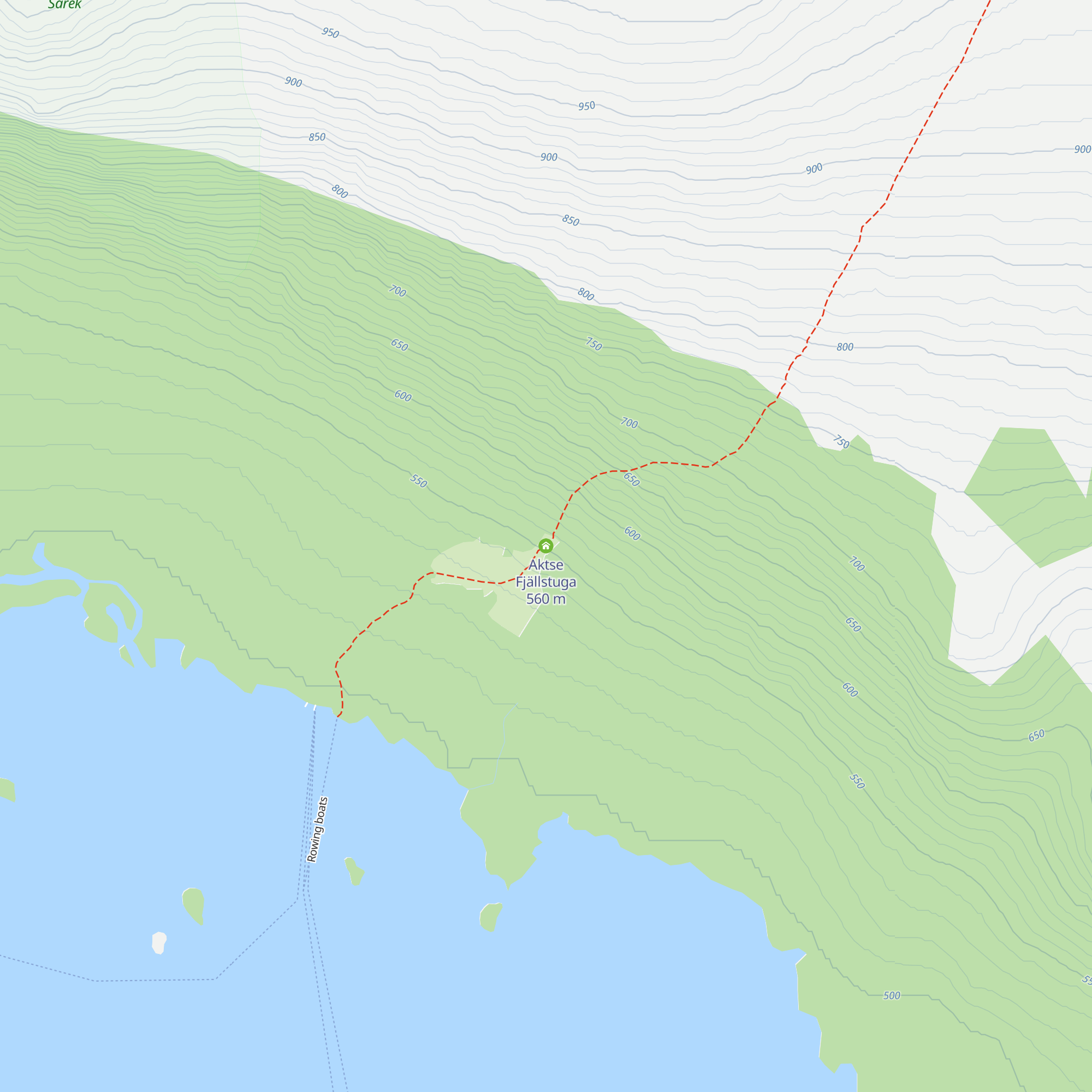 Aktse Fjällstuga map
