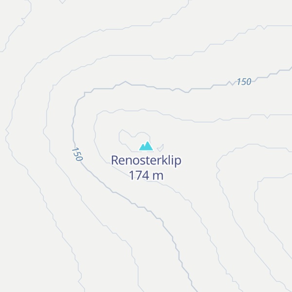 Map of Renosterklip