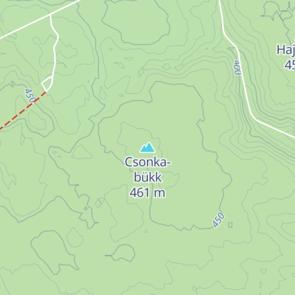 Map of Csonka-bükk