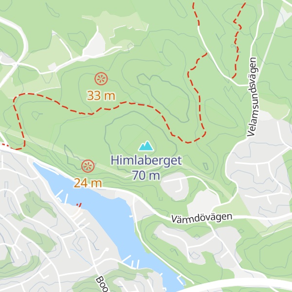 Map of Himlaberget