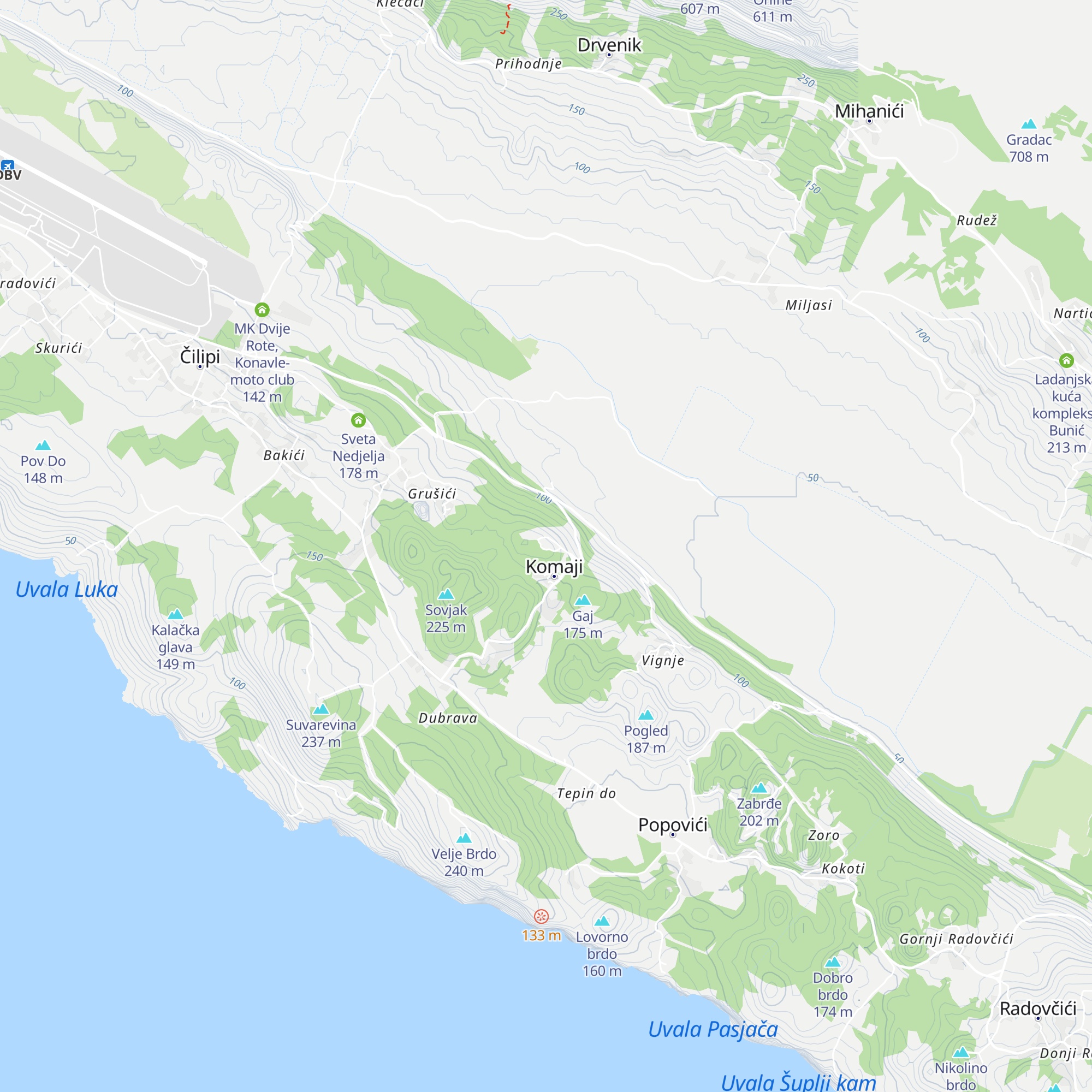 Sveti Luka map