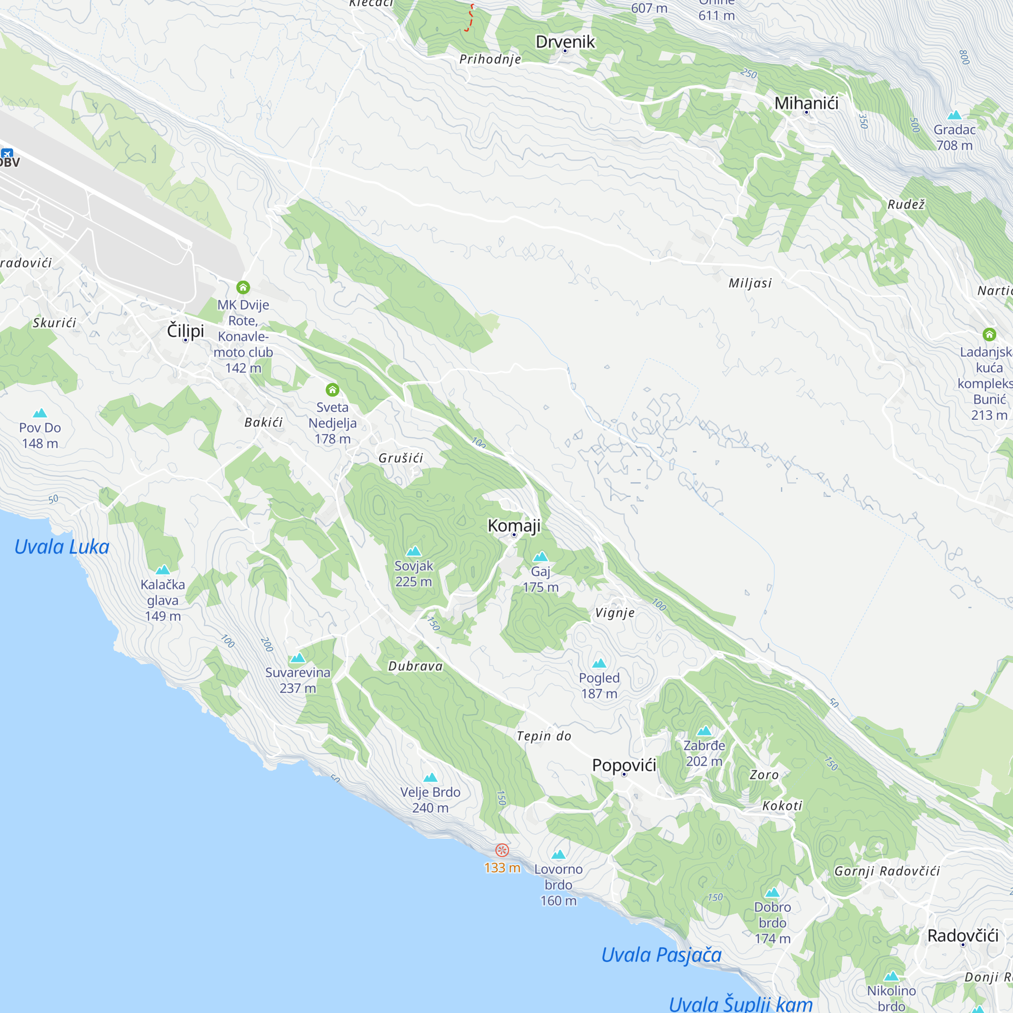 Sveti Luka map