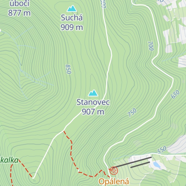 Map of Stanovec