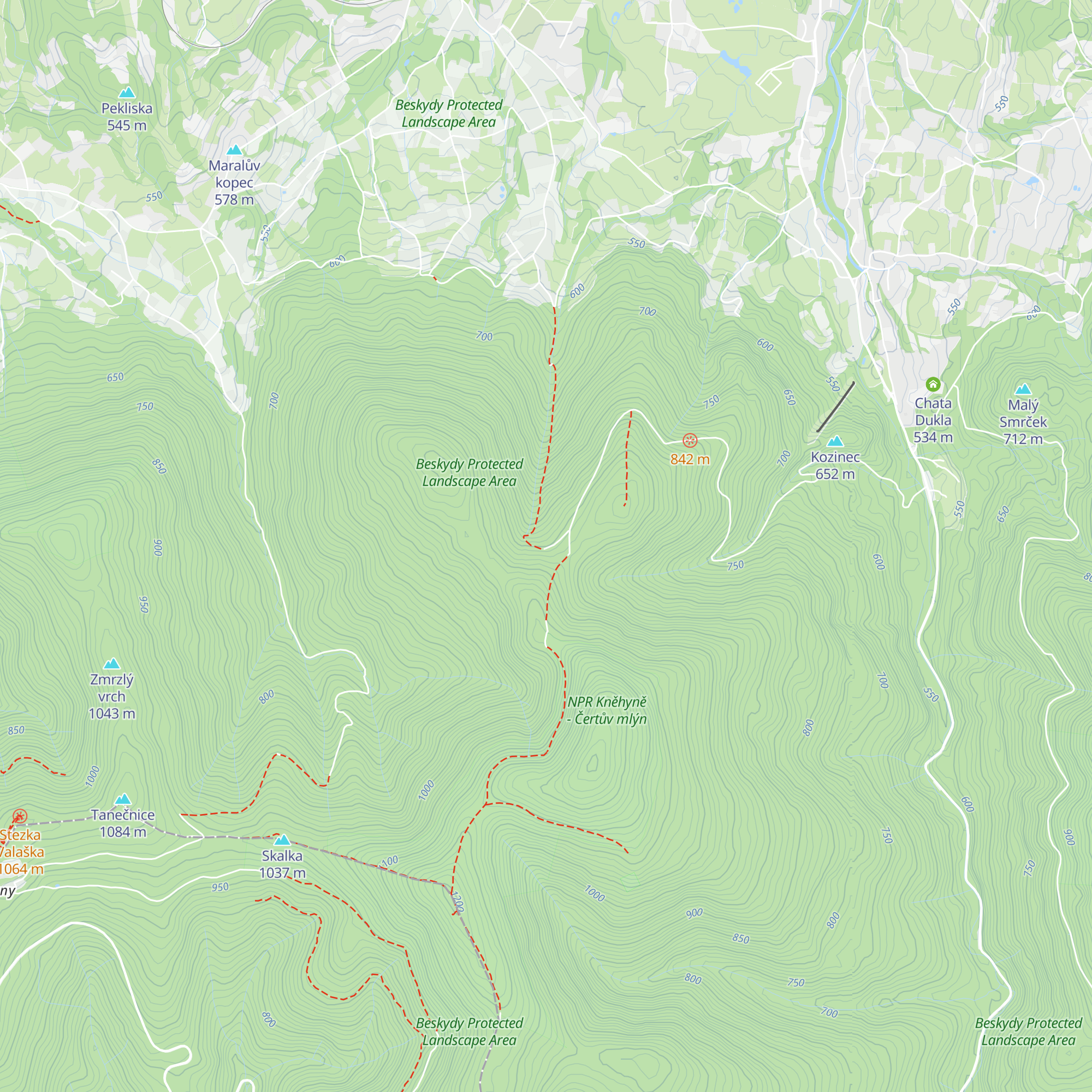 Chata Leopoldka map