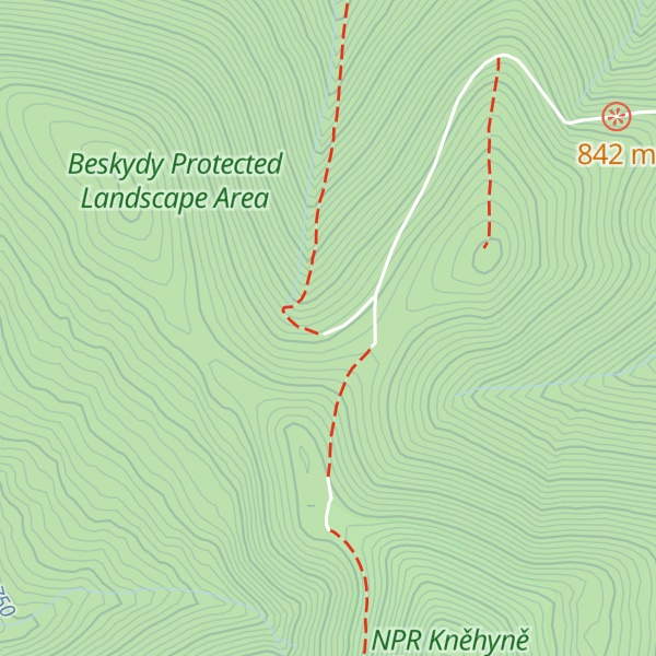 Map of Chata Leopoldka