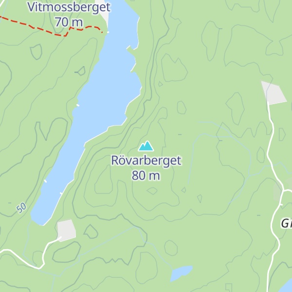 Map of Rövarberget