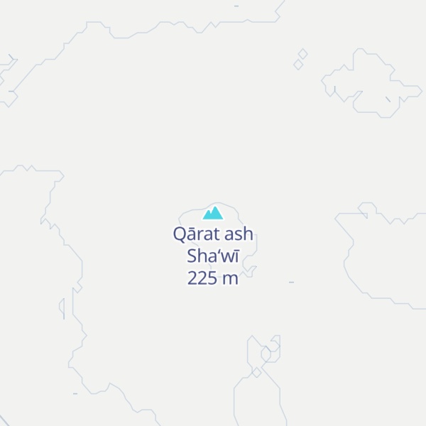 Map of Qārat ash Sha‘wī