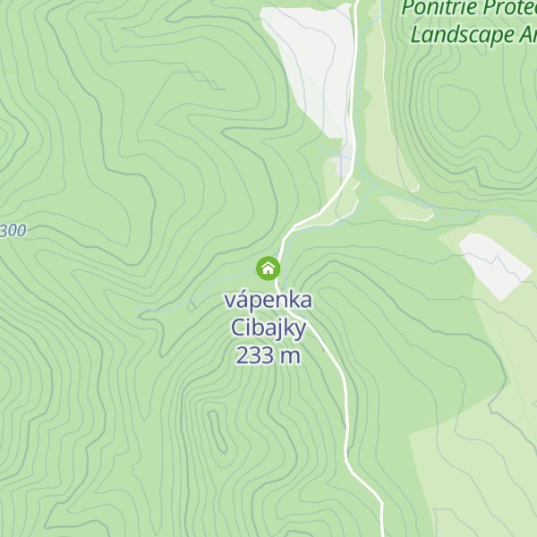 Map of vápenka Cibajky