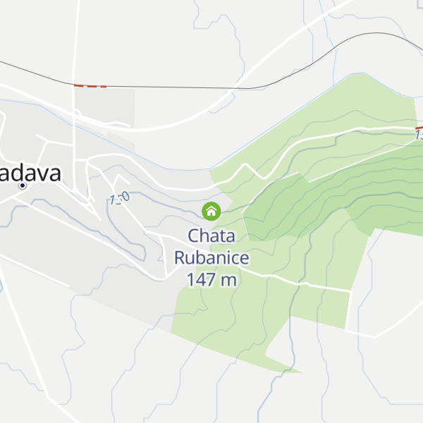 Map of Chata Rubanice