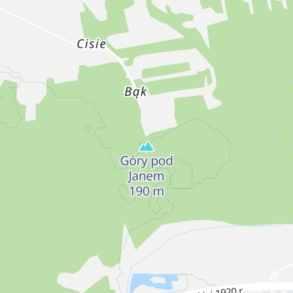 Map of Góry pod Janem