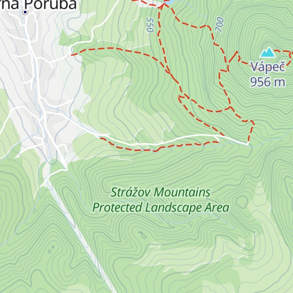 Map of Vodojem II. stupňa
