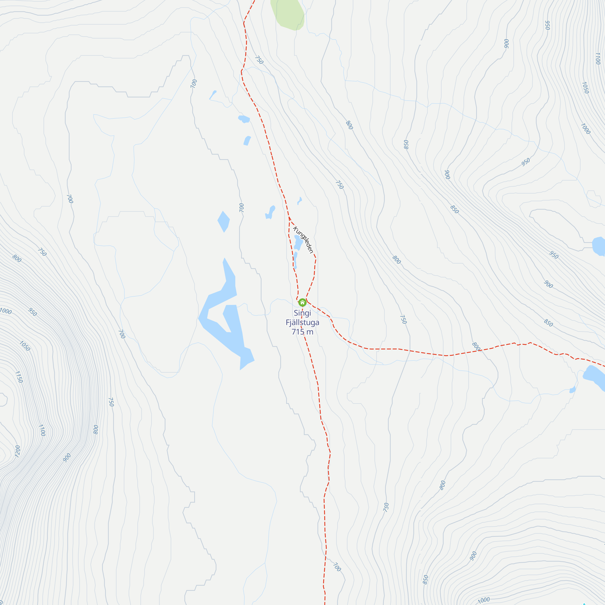 Singi Fjällstuga map