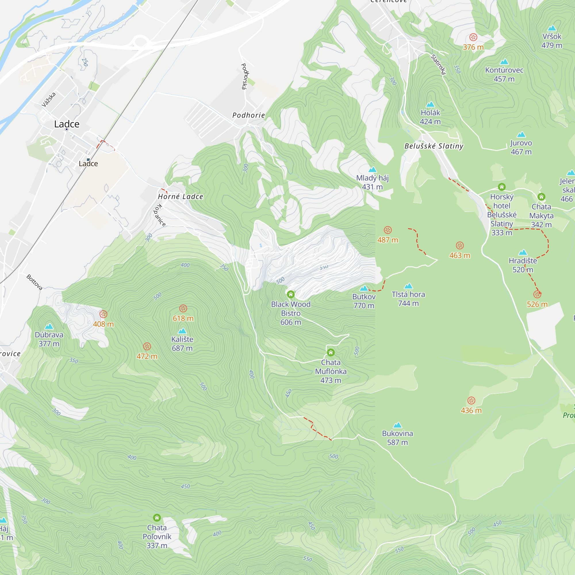 Kaplnka Božieho milosrdenstva map