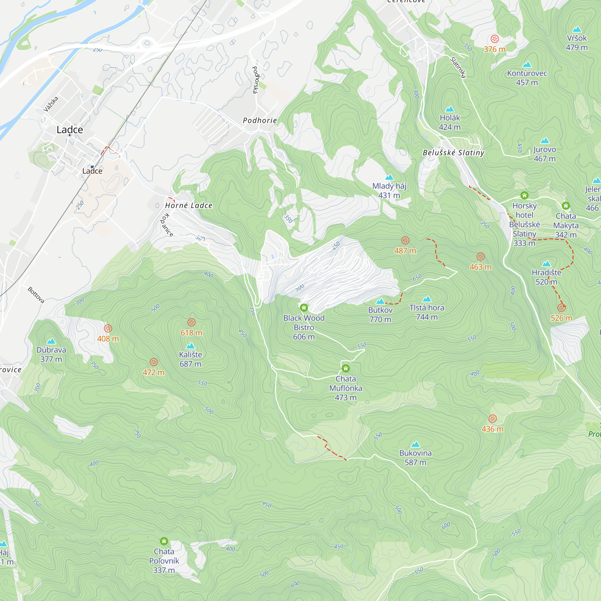 Kaplnka Božieho milosrdenstva map