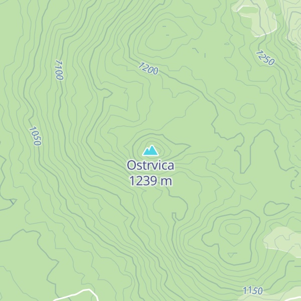 Map of Ostrvica