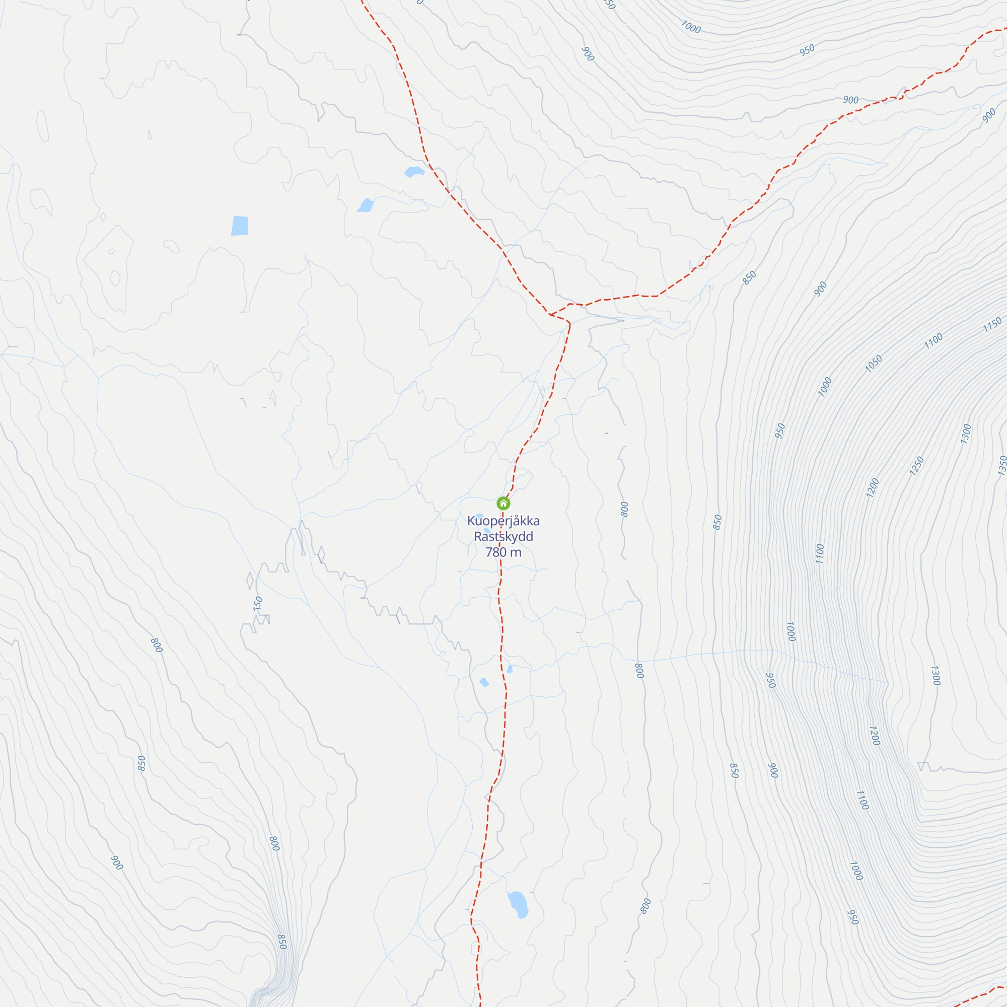 Kuoperjåkka Rastskydd map