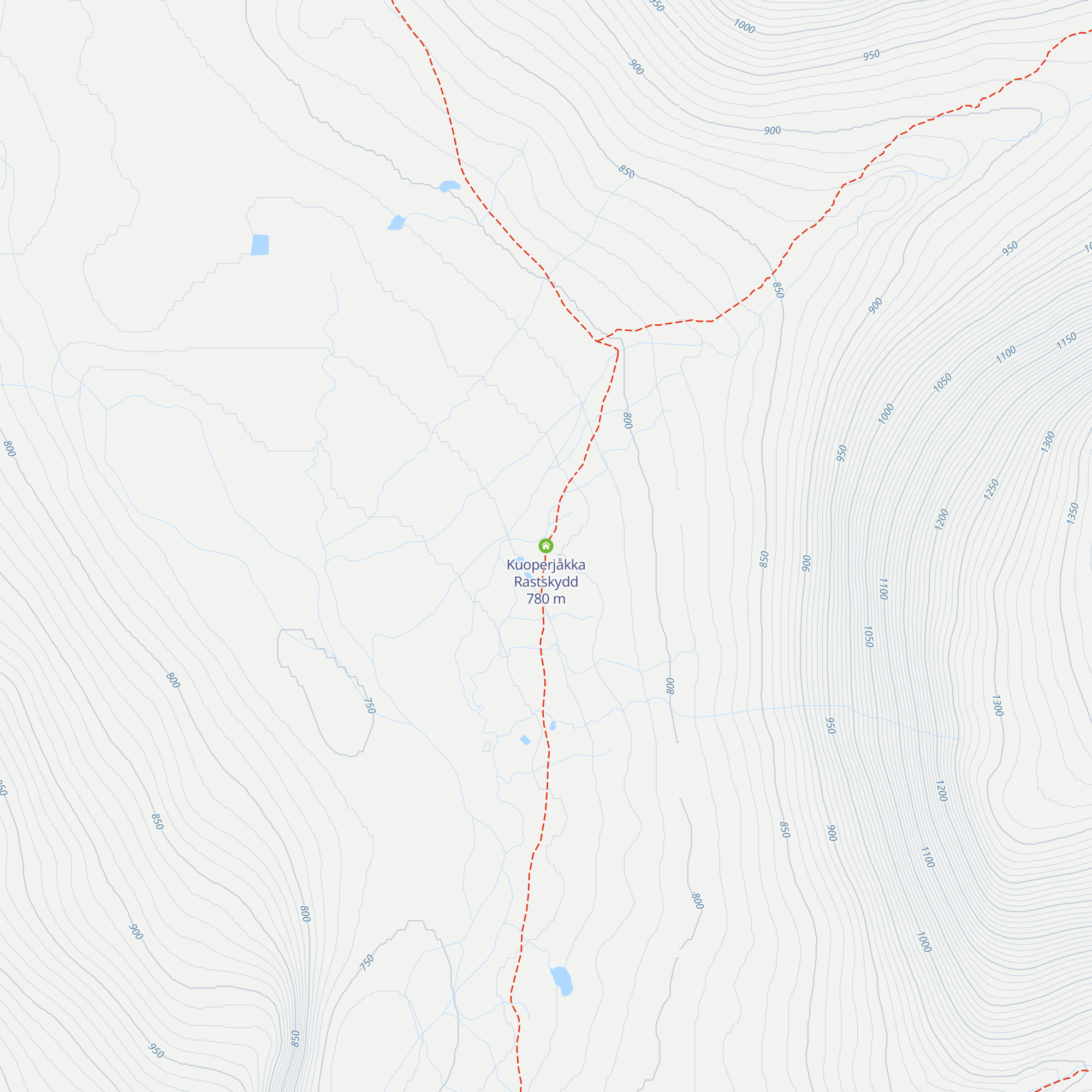 Kuoperjåkka Rastskydd map