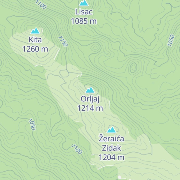 Map of Orljaj