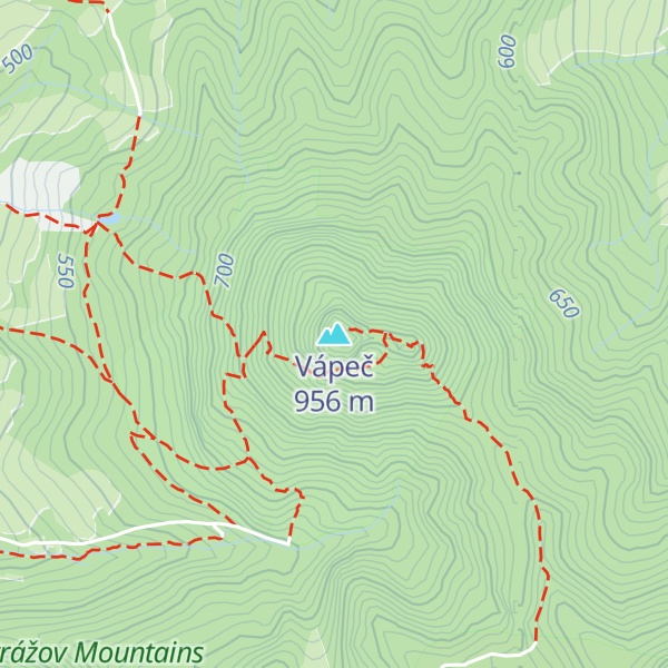 Map of Vápeč