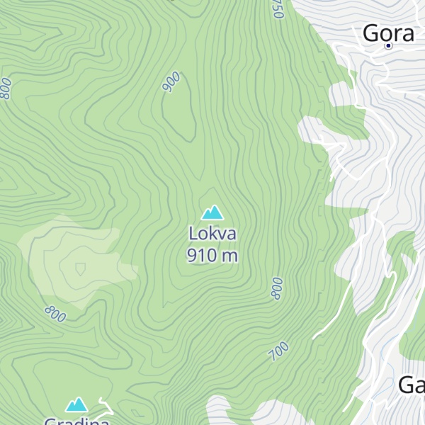 Map of Lokva