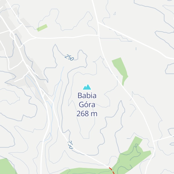 Map of Babia Góra