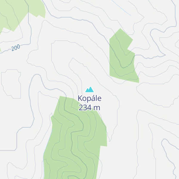 Map of Kopále