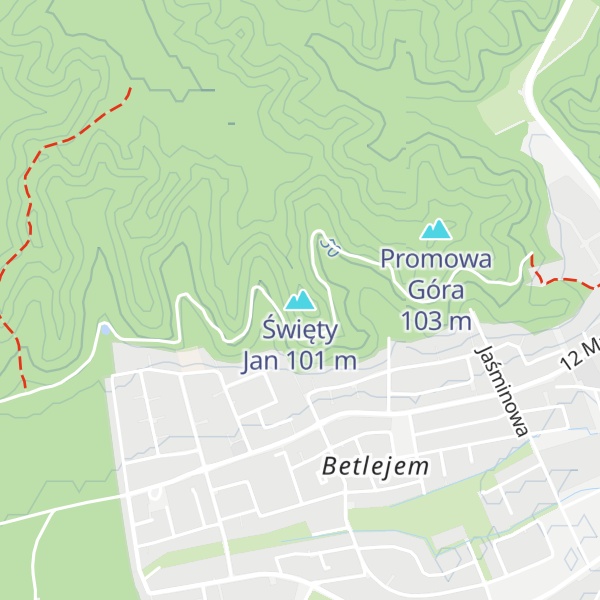 Map of Święty Jan