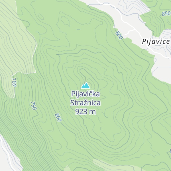 Map of Pijavička Stražnica