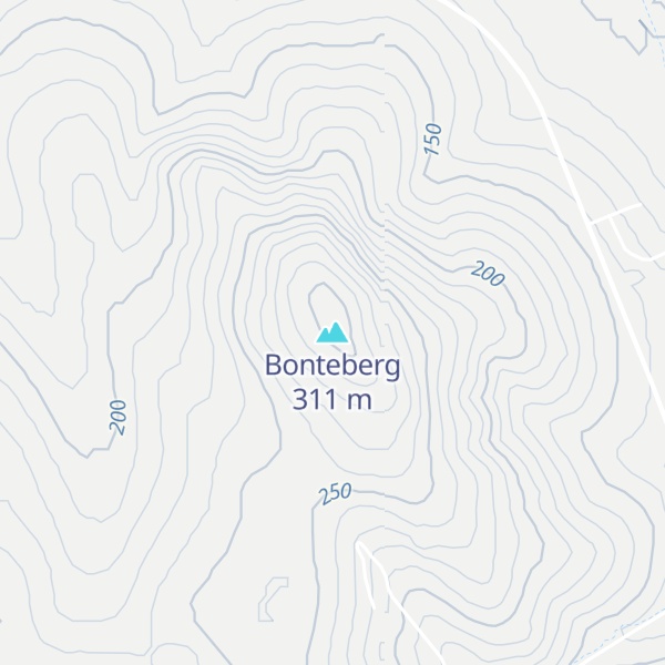 Map of Bonteberg