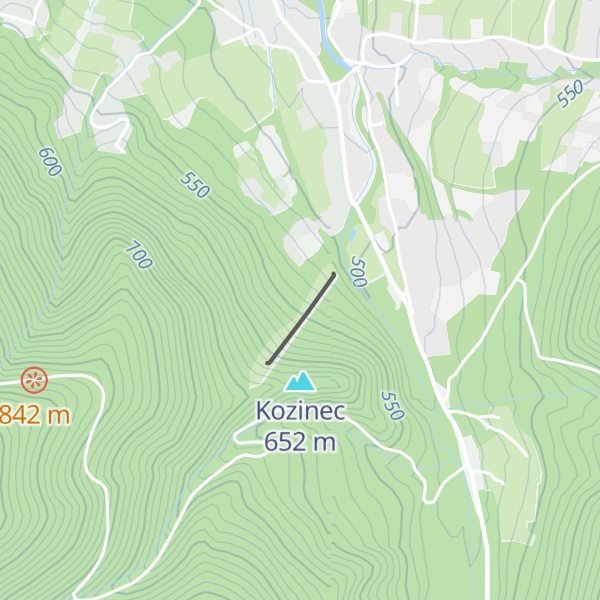 Map of Chata na Ploštině