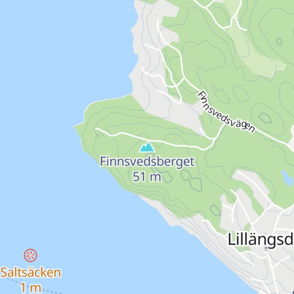 Map of Finnsvedsberget