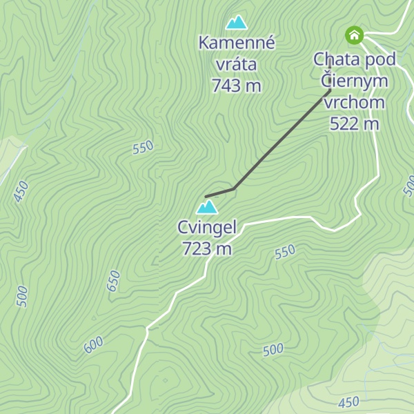 Map of Cvingel