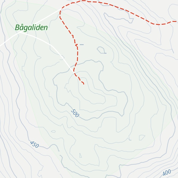 Map of Bågaliden