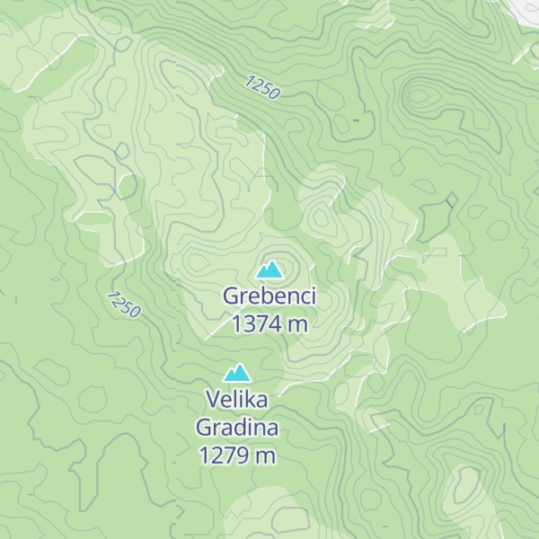 Map of Grebenci