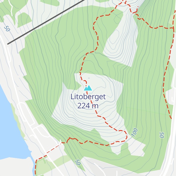 Map of Litoberget