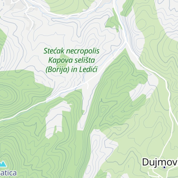 Map of PD Lutrije BiH