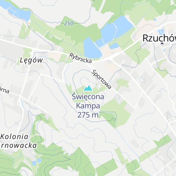 Map of Święcona Kampa