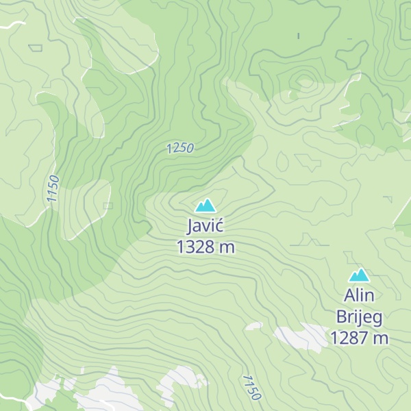 Map of Javić